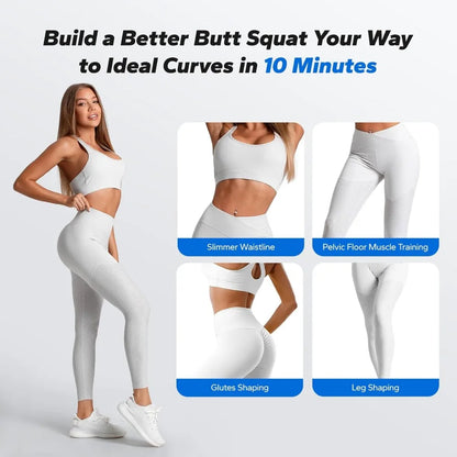 Adjustable Glutes Trainer Machine for Women Deep Squat Core Leg Exercise Equipment