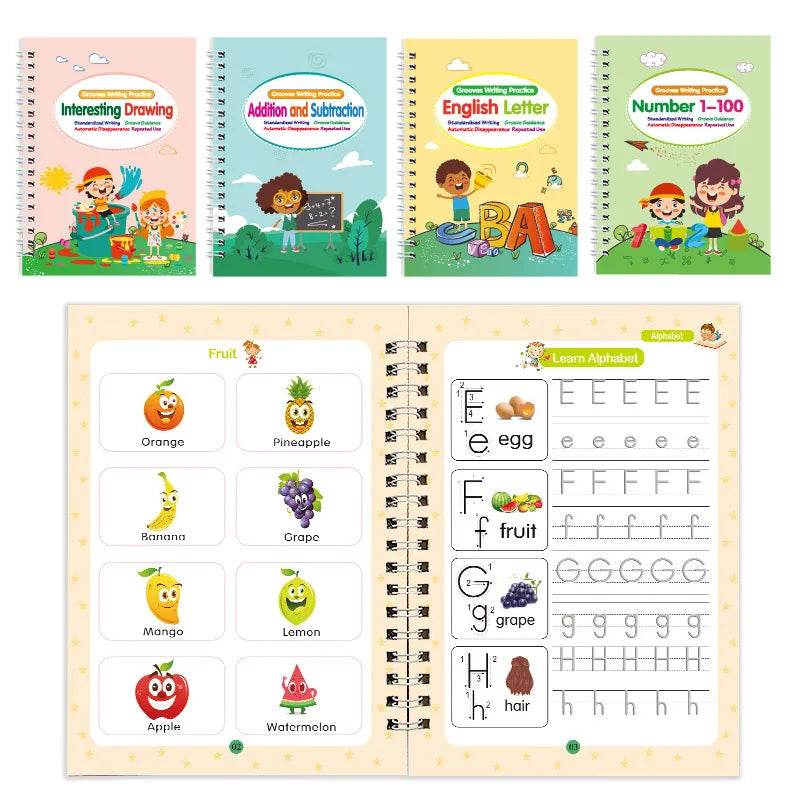 Biofuse™ WriteMate – Reusable Handwriting Practice Books