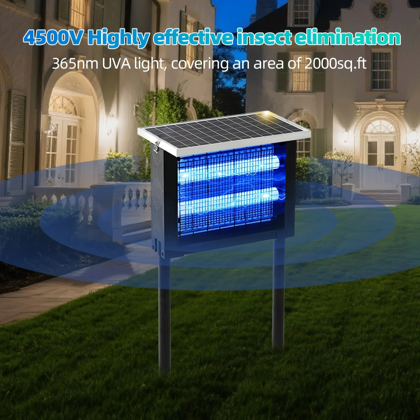 Powerful Solar Bug Zapper Outdoor