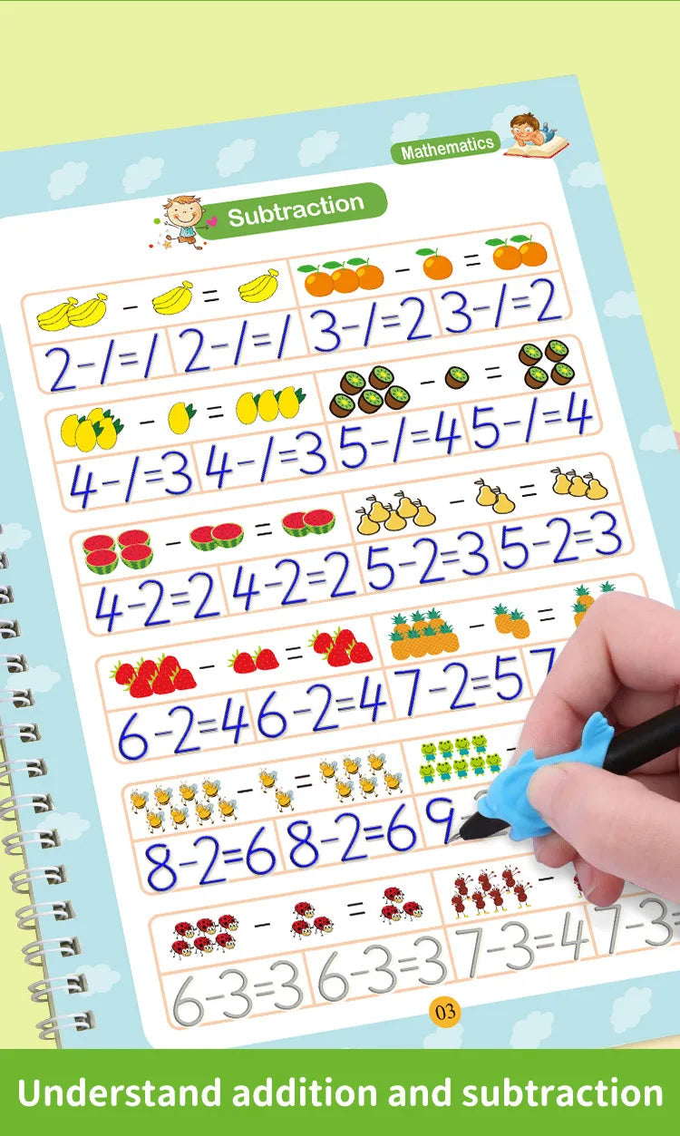 Biofuse™ WriteMate – Reusable Handwriting Practice Books
