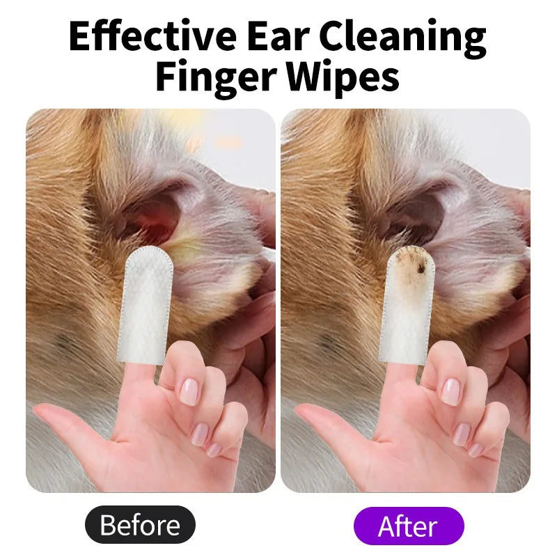 Pet  Ear cleaning wipes