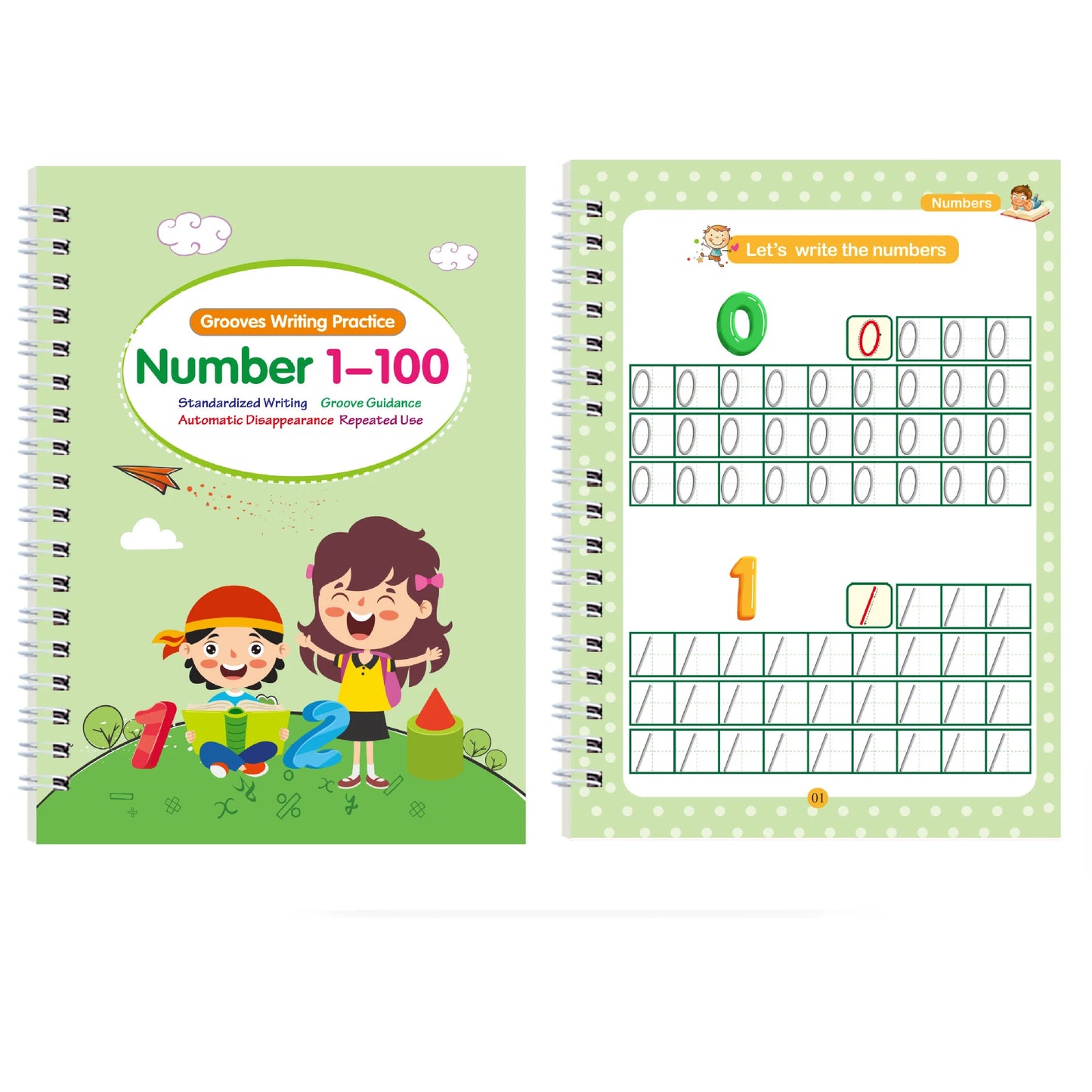 Biofuse™ WriteMate – Reusable Handwriting Practice Books