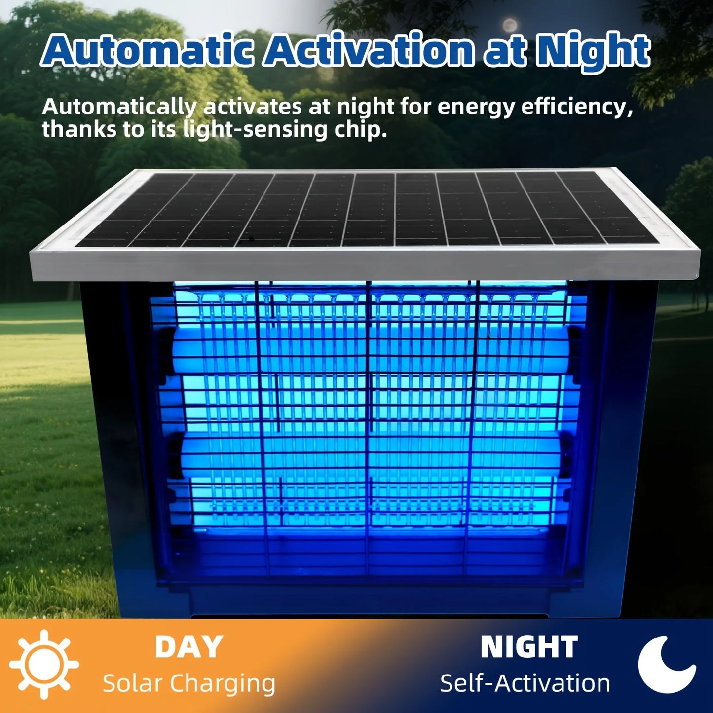 Powerful Solar Bug Zapper Outdoor