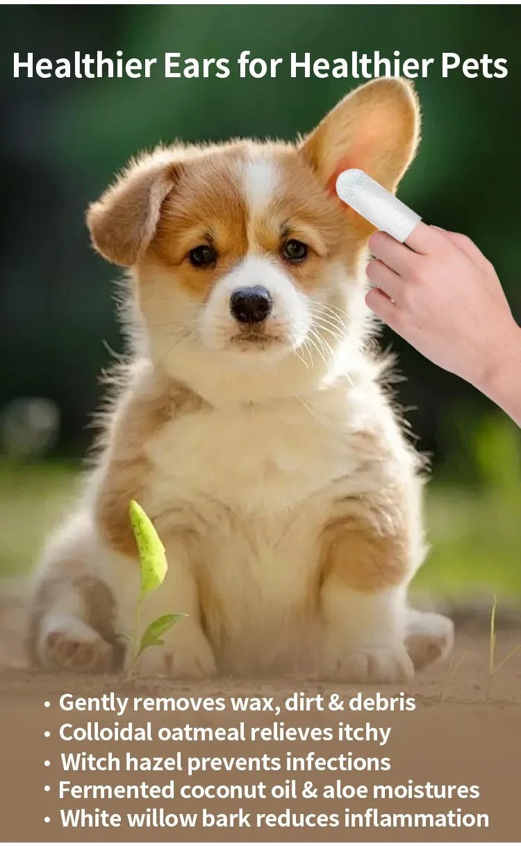 Pet  Ear cleaning wipes