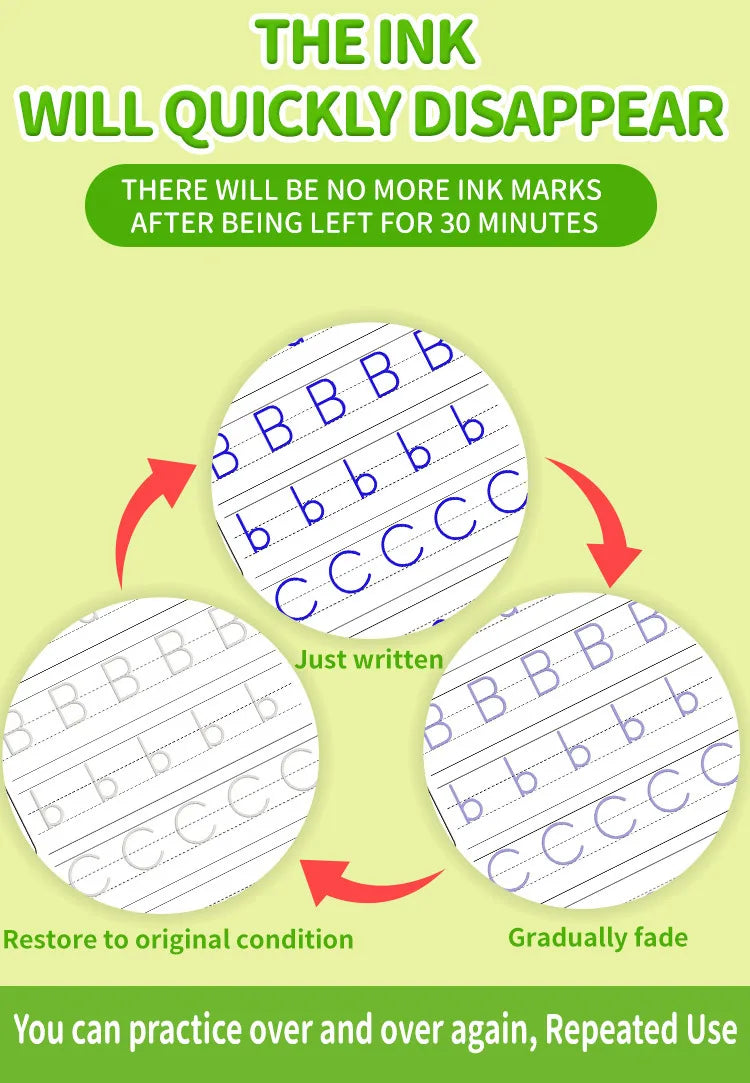 Biofuse™ WriteMate – Reusable Handwriting Practice Books