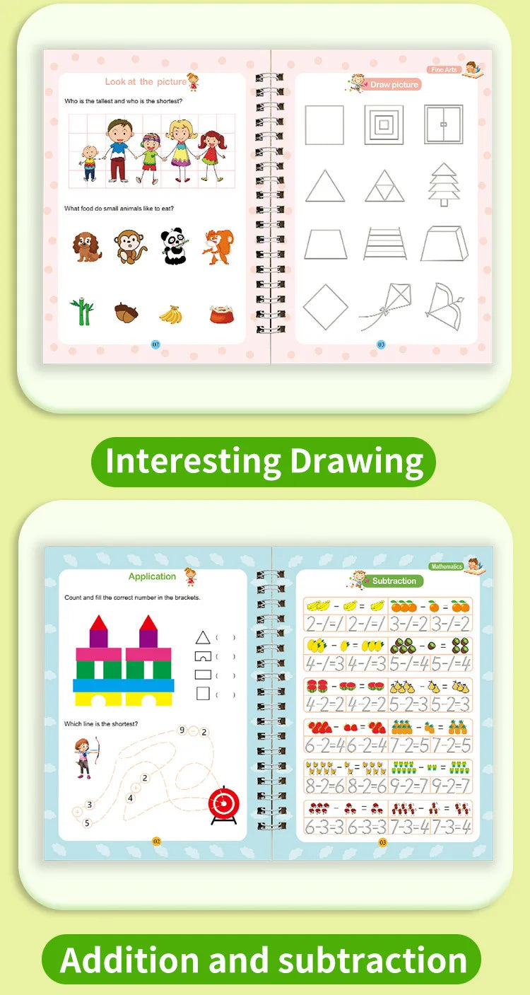 Biofuse™ WriteMate – Reusable Handwriting Practice Books