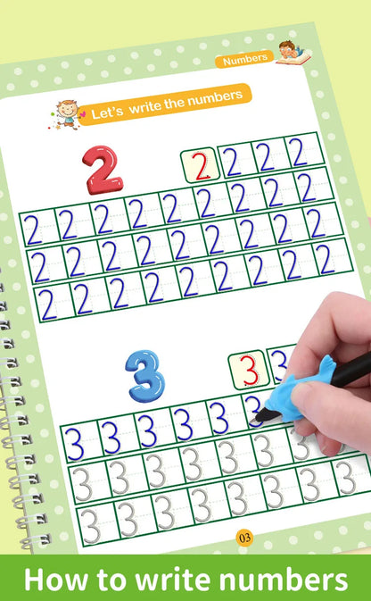Biofuse™ WriteMate – Reusable Handwriting Practice Books
