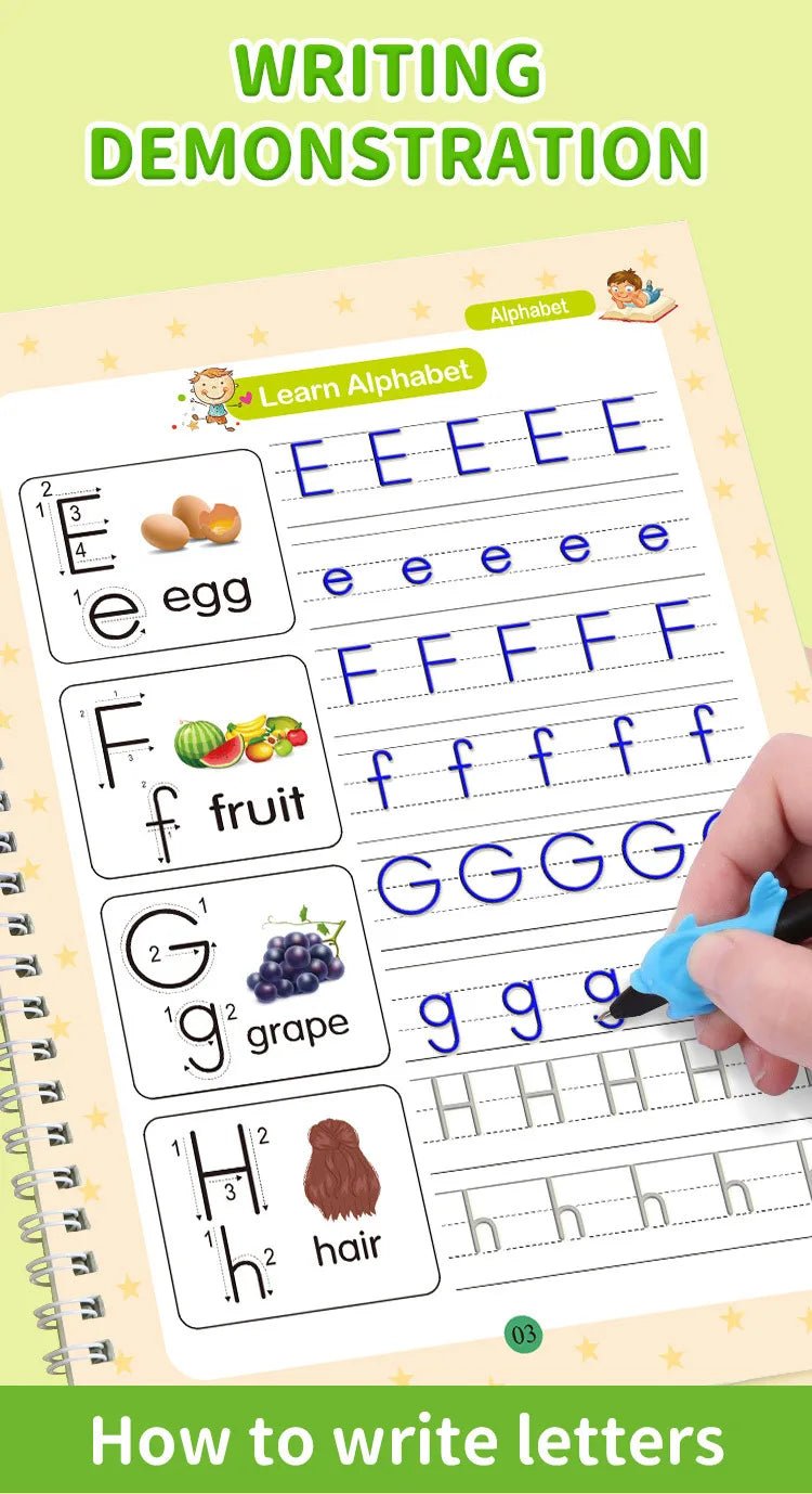 Biofuse™ WriteMate – Reusable Handwriting Practice Books
