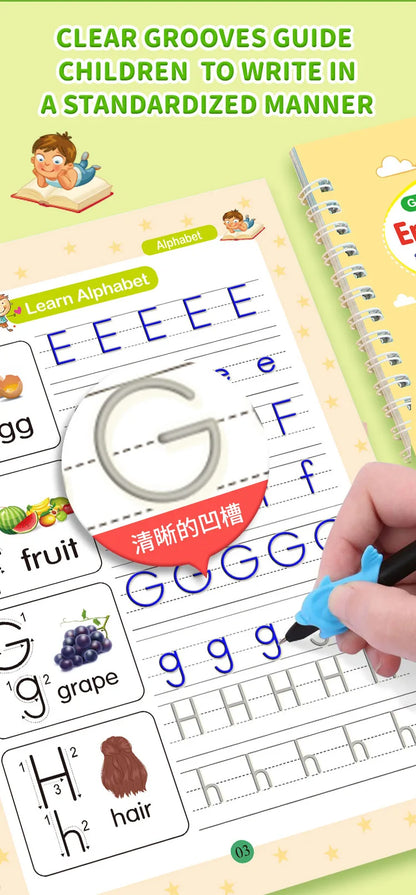 Biofuse™ WriteMate – Reusable Handwriting Practice Books