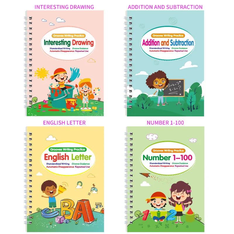Biofuse™ WriteMate – Reusable Handwriting Practice Books