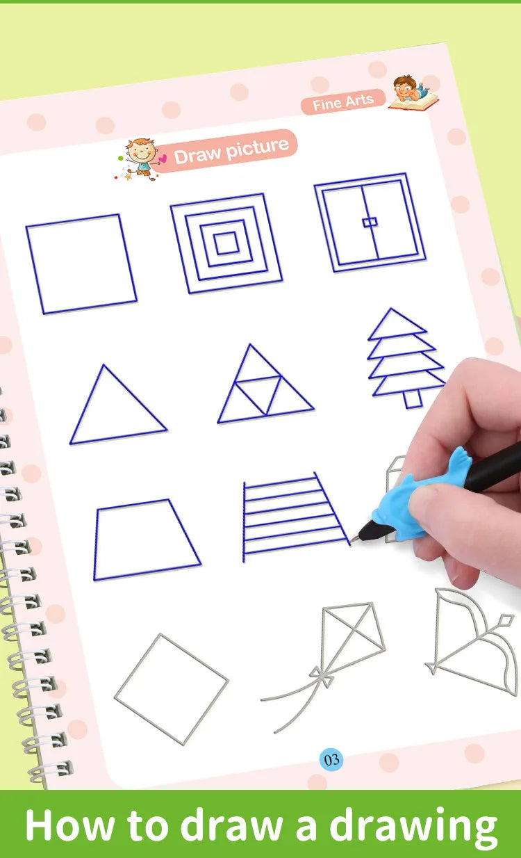Biofuse™ WriteMate – Reusable Handwriting Practice Books