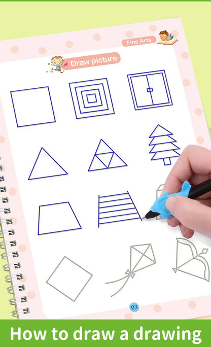 Biofuse™ WriteMate – Reusable Handwriting Practice Books